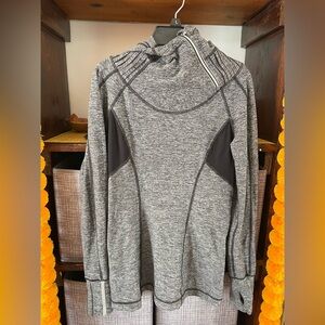 Lululemon jacket grey and black size 4